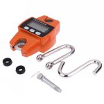 300 kg x 100 g tragbarer digitaler LCD-Edelstahlhaken Mini Electronic Hook Scale – Bild 6