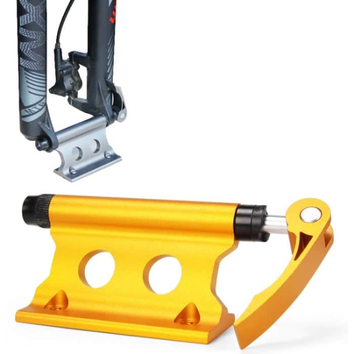 Fahrrad-Gepäckträger mit fester Clip-Vordergabel, (Yellow), (Silver), (Black), (Red) – Bild 1