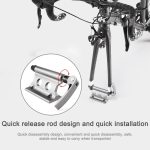 Fahrrad-Gepäckträger mit fester Clip-Vordergabel, (Yellow), (Silver), (Black), (Red) – Bild 5