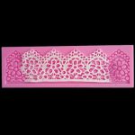 DIY Backwerkzeuge Spitze Silikonformen Fondant Kuchen umgebende Dekoration Werkzeuge Schokoladenform – Bild 3