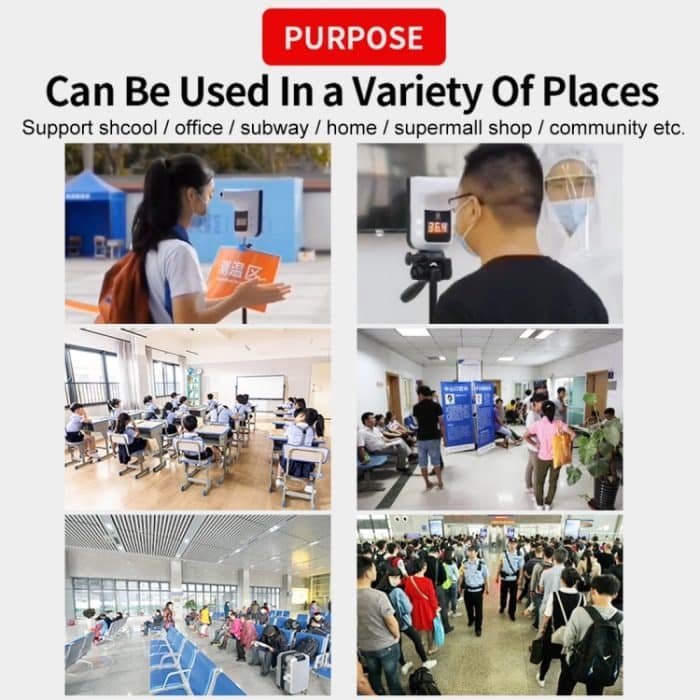 [HK Lager] K3 Freisprech-berührungsloses Stirnkörper-Infrarot-Thermometer – Bild 18