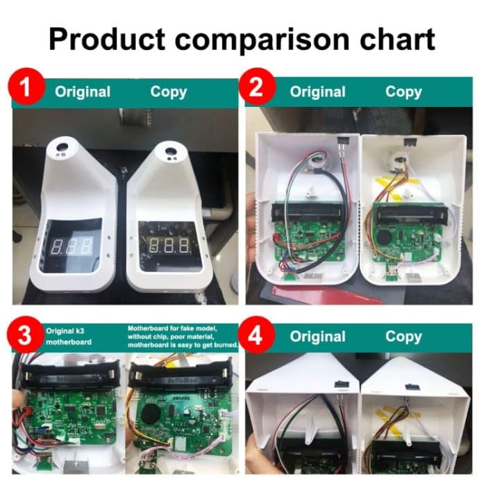 [HK Lager] K3 Freisprech-berührungsloses Stirnkörper-Infrarot-Thermometer – Bild 19