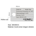 [HK Lager] K3 Freisprech-berührungsloses Stirnkörper-Infrarot-Thermometer – Bild 5