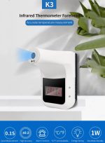 [HK Lager] K3 Freisprech-berührungsloses Stirnkörper-Infrarot-Thermometer – Bild 8