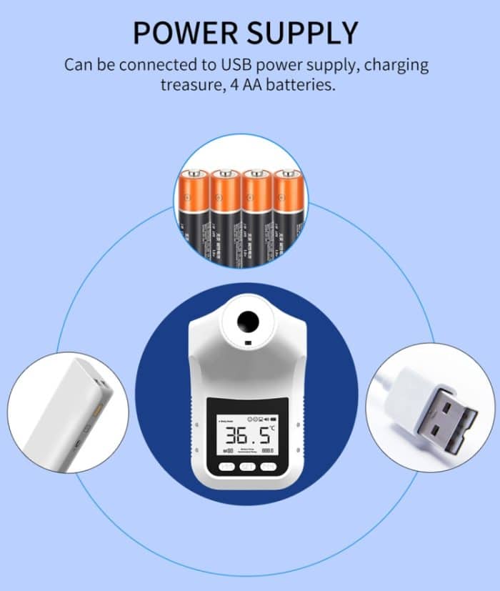[HK Lager] K3 Pro Freisprecheinrichtung Berührungsloser Stirnkörper Lichtempfindlicher Distanzsensor Infrarot-Thermometer, 2,8-Zoll-LCD-Bildschirm – Bild 15