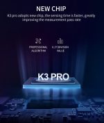 [HK Lager] K3 Pro Freisprecheinrichtung Berührungsloser Stirnkörper Lichtempfindlicher Distanzsensor Infrarot-Thermometer, 2,8-Zoll-LCD-Bildschirm – Bild 9