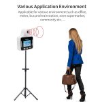 KF150 Langstrecken-Freisprecheinrichtung berührungsloser Stirn-Stirn-Stirn-Body-lichtempfindliches Entfernungssensor-Infrarot-Thermometer, 2,8-Zoll-LCD-Display-Bildschirm – Bild 5