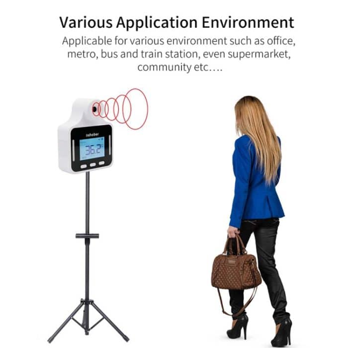 KF150 Langstrecken-Freisprecheinrichtung berührungsloser Stirn-Stirn-Stirn-Body-lichtempfindliches Entfernungssensor-Infrarot-Thermometer, 2,8-Zoll-LCD-Display-Bildschirm – Bild 5