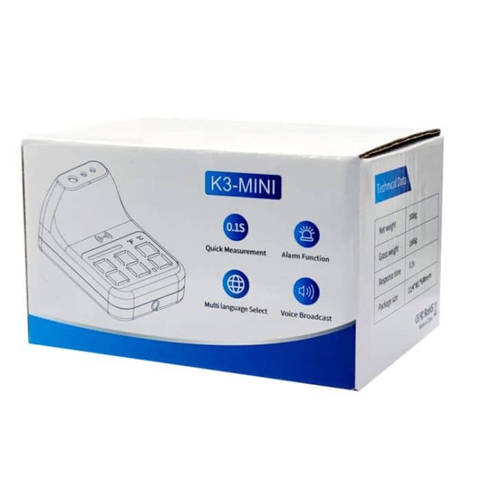 K3 MINI HROSSFREE Nicht berührungsloser Stirnstärker-Körperinfrarot-Thermometer – Bild 12