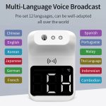 K3 MINI HROSSFREE Nicht berührungsloser Stirnstärker-Körperinfrarot-Thermometer – Bild 7