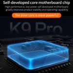 K9 Pro Freisprecheinrichtung Berührungsloser Körper Lichtempfindlicher Abstandssensor Thermometer + 1000 ml Automatischer berührungsloser Flüssigseifenspender mit Basishalterung – Bild 14