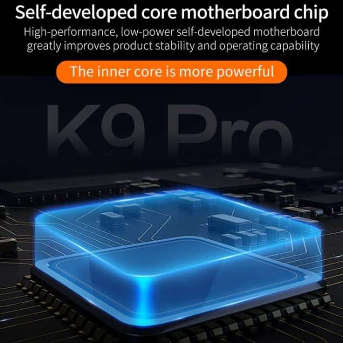 K9 Pro Freisprecheinrichtung Berührungsloser Körper Lichtempfindlicher Abstandssensor Thermometer + 1000 ml Automatischer berührungsloser Flüssigseifenspender mit Basishalterung – Bild 14