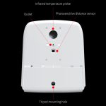 K9 Pro Freisprecheinrichtung Berührungsloser Körper Lichtempfindlicher Abstandssensor Thermometer + 1000 ml Automatischer berührungsloser Flüssigseifenspender mit Basishalterung – Bild 16