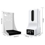 K9 Pro Freisprecheinrichtung Berührungsloser Körper Lichtempfindlicher Abstandssensor Thermometer + 1000 ml Automatischer berührungsloser Flüssigseifenspender mit Basishalterung – Bild 3