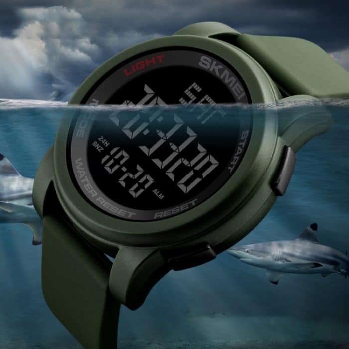 SKMEI 1257 Herren Modische Outdoor 50m wasserdichte Digitaluhr Sportarmbanduhr – Bild 9