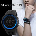 SKMEI 1251 Herren Modische Outdoor 50 m wasserdichte Sportuhr Digitaluhr mit PU-Armband – Bild 14