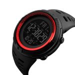 SKMEI 1251 Herren Modische Outdoor 50 m wasserdichte Sportuhr Digitaluhr mit PU-Armband – Bild 3