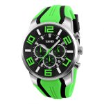 SKMEI 9128 Modische multifunktionale 3D-Sport-Armbanduhr mit großem Zifferblatt, 30 m wasserdichte Quarzuhr