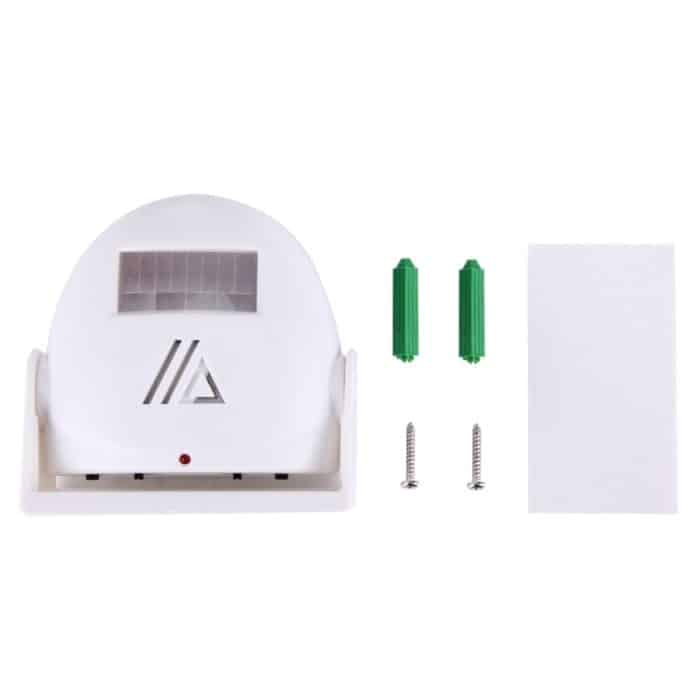 5301 Drahtloser Infrarot-Bewegungssensor, Willkommensalarm, intelligente Begrüßungswarnung, Türklingel, IR-Entfernung: 10 m, 5301 White, 5301, 5301 Pink, 5301 Red – Bild 6