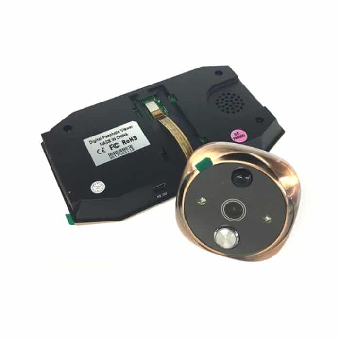 M525 3,5-Zoll-TFT-Bildschirm 2,0 MP Kamera-Video-Türklingel, Unterstützung TF-Karte (max. 32 GB) und Bewegungserkennung – Bild 4