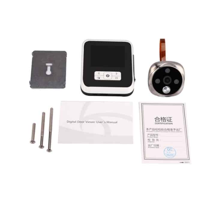 M530 3,0-Zoll-TFT-Display, 3,0 MP Kamera, digitaler Video-Türspion, unterstützt TF-Karte (max. 32 GB) und Infrarot-Nachtsicht, M530 – Bild 6