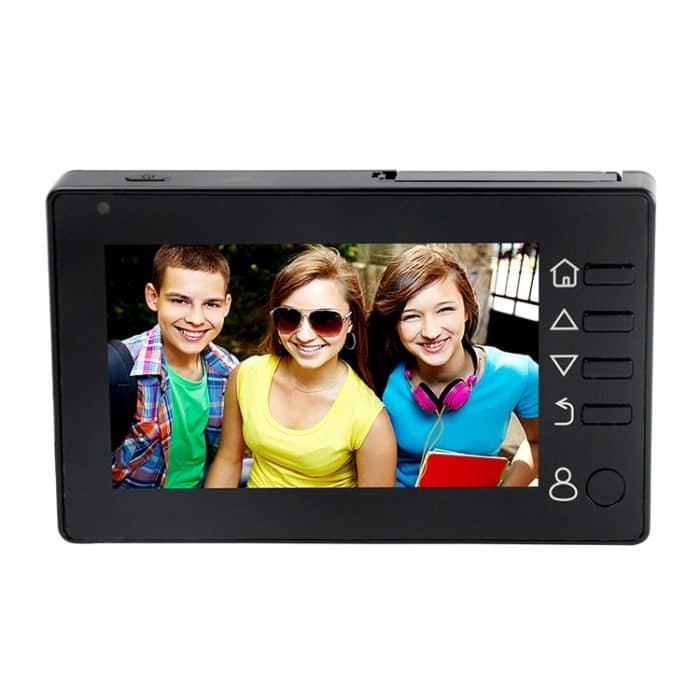 M4300D 4,3-Zoll-TFT-Farbdisplay, 3,0 MP Sicherheitskamera, intelligente Video-Türklingel, unterstützt TF-Karte (max. 32 GB), Nachtsicht und Bewegungserkennung, M4300D Black, M4300D – Bild 2