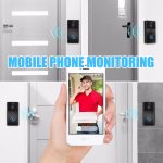 VESAFE HD 720P-Überwachungskamera, intelligente WiFi-Video-Türklingel-Gegensprechanlage, unterstützt TF-Karte und Infrarot-Nachtsicht- und Bewegungserkennungs-App für iOS und Android, VS-A5 Black, VS-A4 Silver – Bild 10