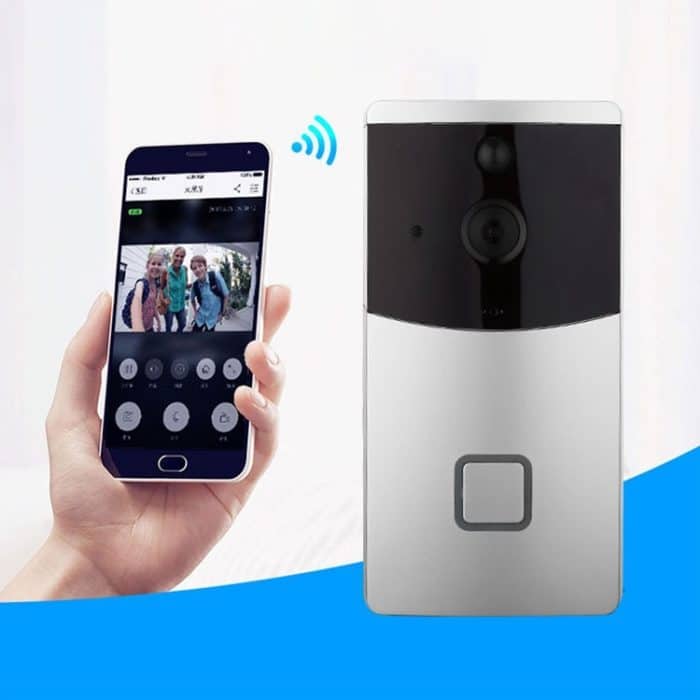 WD0029S.jpg VESAFE Home VS-M2 HD 720P Sicherheitskamera, intelligente WiFi-Video-Türklingel-Gegensprechanlage, unterstützt TF-Karte und Nachtsicht- und PIR-Erkennungs-App für iOS und Android, VS-M2 – Bild 1