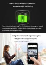 VESAFE Home VS-M2 HD 720P Sicherheitskamera, intelligente WiFi-Video-Türklingel-Gegensprechanlage, unterstützt TF-Karte und Nachtsicht- und PIR-Erkennungs-App für iOS und Android, VS-M2 – Bild 10