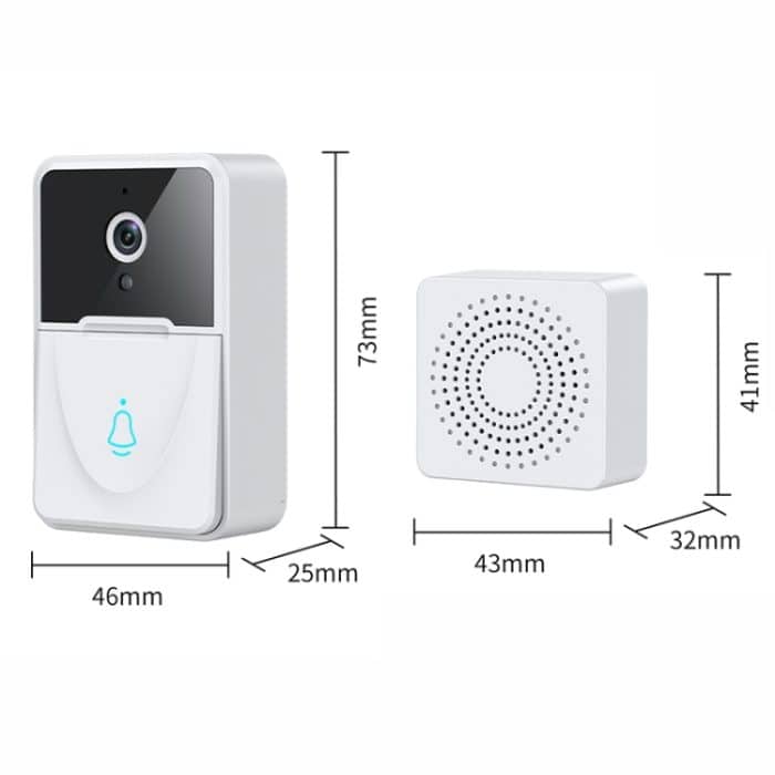 DoorBell X3 VGA WiFi Smart Video-Türklingel mit Glocke, unterstützt Nachtsicht, DoorBell X3 – Bild 2