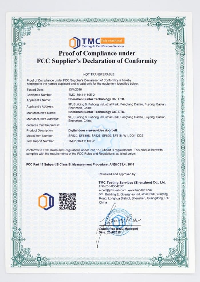 SN520A 3,5-Zoll-Bildschirm 1.0MP Überwachungskamera Digital Peephole Door Viewer – Bild 11