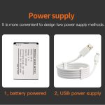 Danmini Q10 4,3-Zoll-Bildschirm, Bewegungserkennungskamera, Videoalarm, intelligenter digitaler Türspion, unterstützt TF-Karte, Q10 Gold, Q10 Black – Bild 3