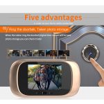 DD1 Intelligente elektronische Katzenaugen-Kamera-Türklingel mit 2,8-Zoll-LCD-Bildschirm, unterstützt Infrarot-Nachtsicht – Bild 3