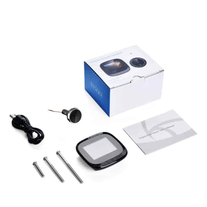 Dd3s 2,4 cm Screen 0.3mp Überwachungskamera Peephol Viewer Digitale Peephole Türglocke, – Bild 6