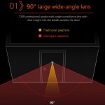 Dd3s 2,4 cm Screen 0.3mp Überwachungskamera Peephol Viewer Digitale Peephole Türglocke, – Bild 8