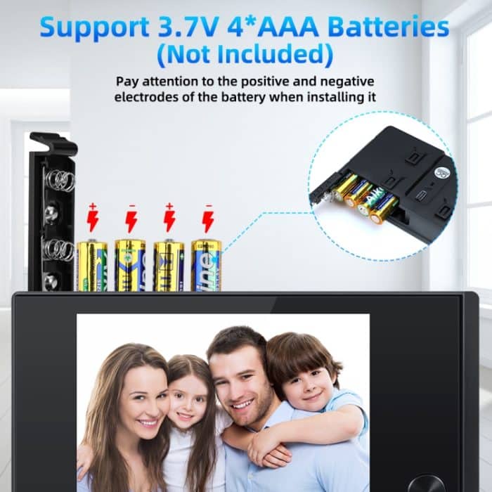 SN520AD 3,5-Zoll-Bildschirm 2,0 MP Sicherheitskamera Digitaler Türspion, SN520AD – Bild 5