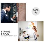 P6 110 dB kabelloser IP55 wasserdichter WLAN-Doing-dong-Türklingelempfänger mit geringem Stromverbrauch, Empfängerentfernung: 300 m, EU-Stecker – Bild 6