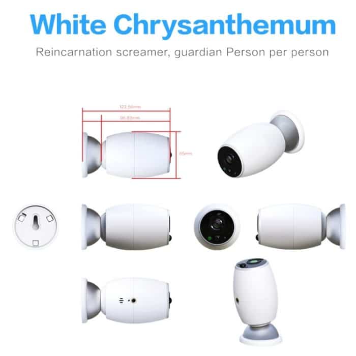 X3 1080P WiFi Smart Video IP54 Wasserdichter Digitalkamera-Türspion, unterstützt TF-Karte und Infrarot-Nachtsicht – Bild 3