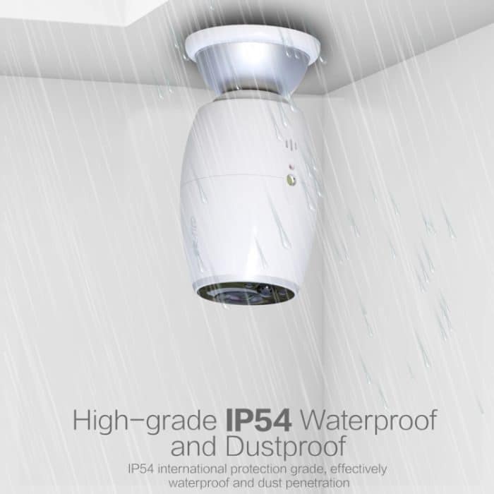 X3 1080P WiFi Smart Video IP54 Wasserdichter Digitalkamera-Türspion, unterstützt TF-Karte und Infrarot-Nachtsicht – Bild 5