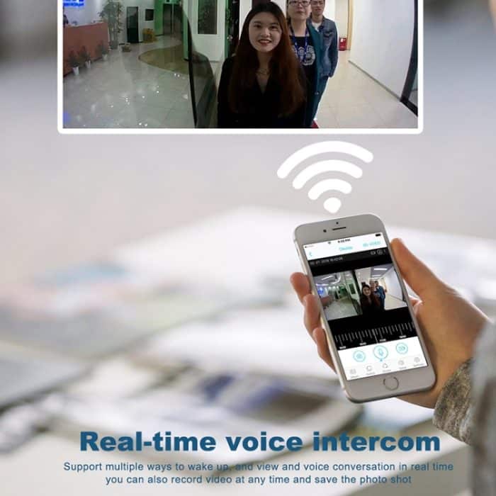 M101 WiFi Intelligente Video-Türklingel, unterstützt Infrarot-Nachtsicht / Bewegungserkennung / Zwei-Wege-Gegensprechanlage / 32 GB SD-Karte, M101 – Bild 14