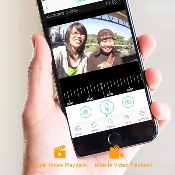 M200A 1080P WiFi Intelligente Video-Türklingel mit runden Tasten, unterstützt Infrarot-Bewegungserkennung und adaptive Rate sowie Zwei-Wege-Gegensprechanlage und Fern-/PIR-Weckfunktion, M200A – Bild 9