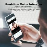 M200A 1080P WiFi Intelligente Video-Türklingel mit runden Tasten, unterstützt Infrarot-Bewegungserkennung und adaptive Rate sowie Zwei-Wege-Gegensprechanlage und Fern-/PIR-Weckfunktion, M200A – Bild 10