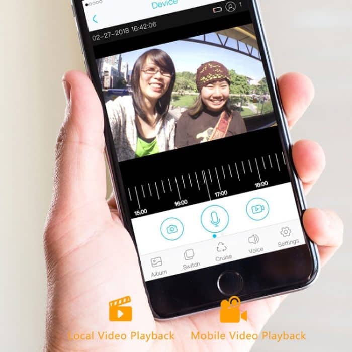 M200B WiFi Intelligente Video-Türklingel mit quadratischen Tasten, unterstützt Infrarot-Bewegungserkennung und adaptive Rate sowie Zwei-Wege-Gegensprechanlage und Fern-/PIR-Weckfunktion, M200B – Bild 11