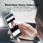 M200B WiFi Intelligente Video-Türklingel mit quadratischen Tasten, unterstützt Infrarot-Bewegungserkennung und adaptive Rate sowie Zwei-Wege-Gegensprechanlage und Fern-/PIR-Weckfunktion, M200B – Bild 13