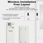 M200B WiFi Intelligente Video-Türklingel mit quadratischen Tasten, unterstützt Infrarot-Bewegungserkennung und adaptive Rate sowie Zwei-Wege-Gegensprechanlage und Fern-/PIR-Weckfunktion, M200B – Bild 8