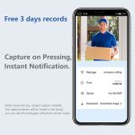 DoorBell i5 Smart-Türklingel HD Kabellose Bluetooth-WiFi-Sicherheitskamera Visuelle Türklingeln Diebstahlschutzunterstützung Bidirektionale Sprach-Gegensprechanlage, i5 – Bild 15