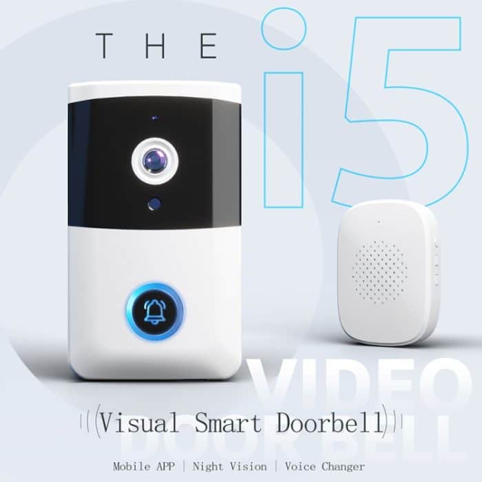 DoorBell i5 Smart-Türklingel HD Kabellose Bluetooth-WiFi-Sicherheitskamera Visuelle Türklingeln Diebstahlschutzunterstützung Bidirektionale Sprach-Gegensprechanlage, i5 – Bild 5