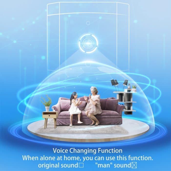 DoorBell i5 Smart-Türklingel HD Kabellose Bluetooth-WiFi-Sicherheitskamera Visuelle Türklingeln Diebstahlschutzunterstützung Bidirektionale Sprach-Gegensprechanlage, i5 – Bild 9