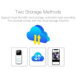 Anytek B60 720P Smart WiFi Video-Türklingel, unterstützt APP-Fernbedienung, PIR-Erkennung und TF-Karte – Bild 6
