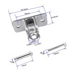 304 Edelstahl-Sandsack-Schnallen-Ring-Schaukel-fester Halter, Luxus-Version – Bild 5